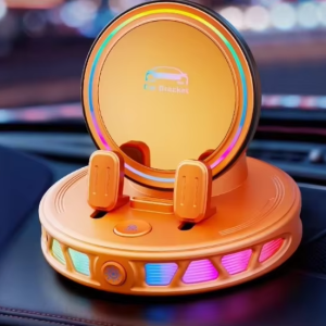 Anti Shake Instrument Panel Navigation Bracket Colorful Atmosphere Light 360 Degree Car Electric Mobile Phone Holder