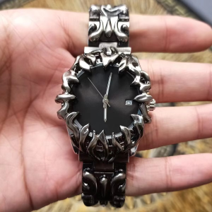 Alabaster-style Vintage Y2K Devil's Claw Men's Watch Alloy Stainless Steel