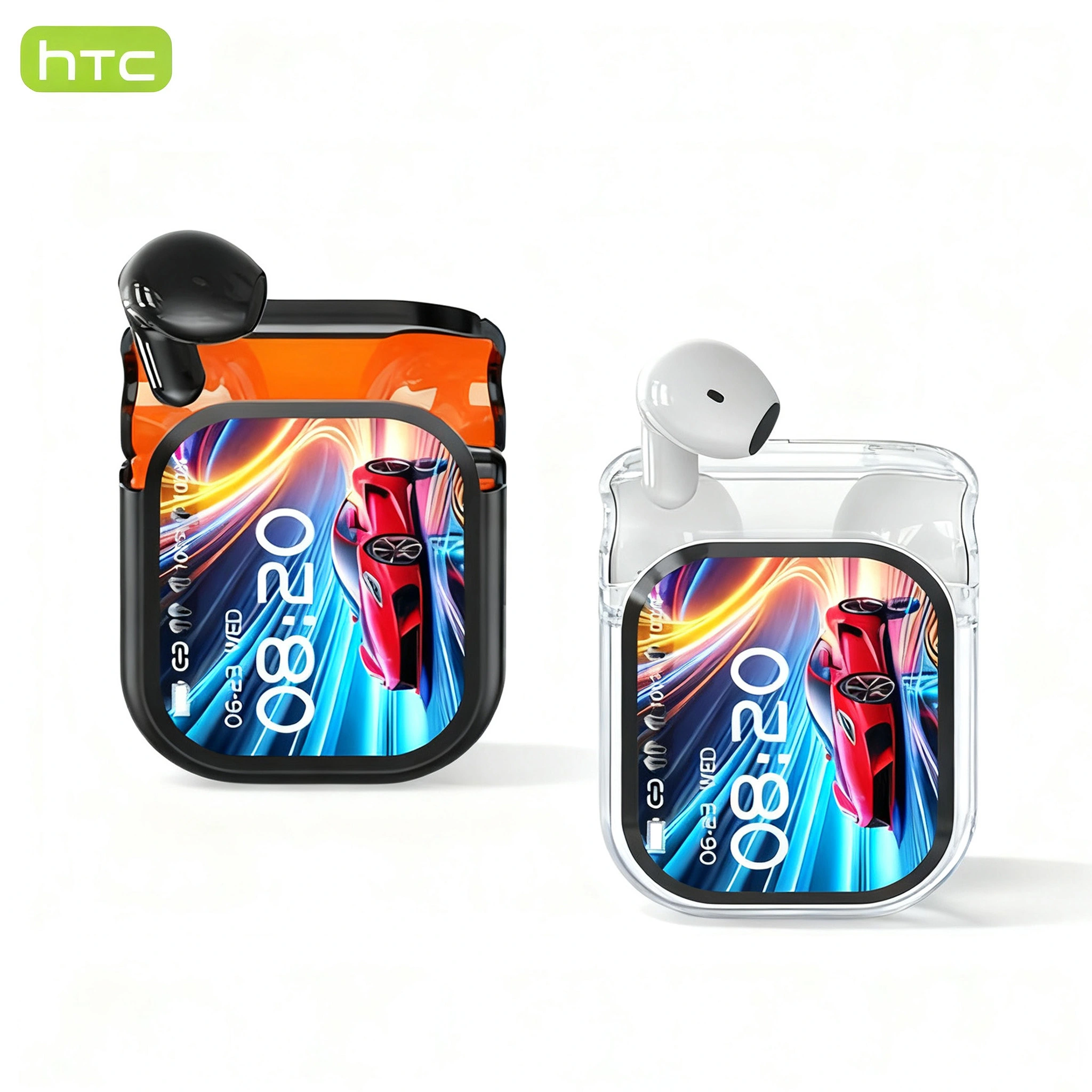 HTC NE20 AI Translation Earbuds Bluetooth 6.0 LCD Screen Noise Reduction HiFi Headset - Image 5